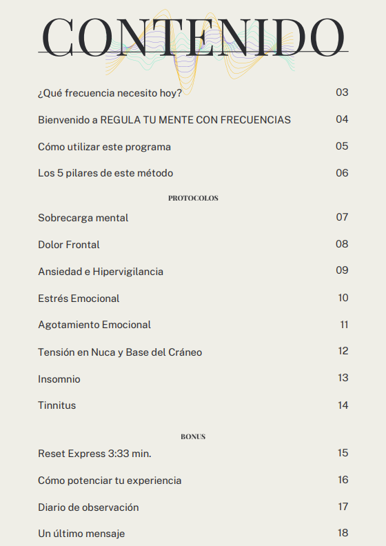 Botiquin de Frecuencias --